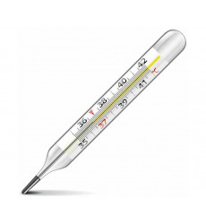Термометр Ртутный Медицинский Стеклянный 
