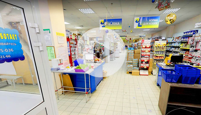 3D тур по магазину