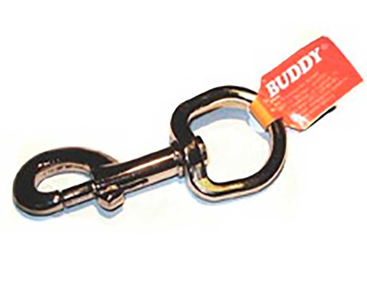 Карабин Buddy (Бадди) Никелированный Вращающийся 25*90мм Z-2251-25