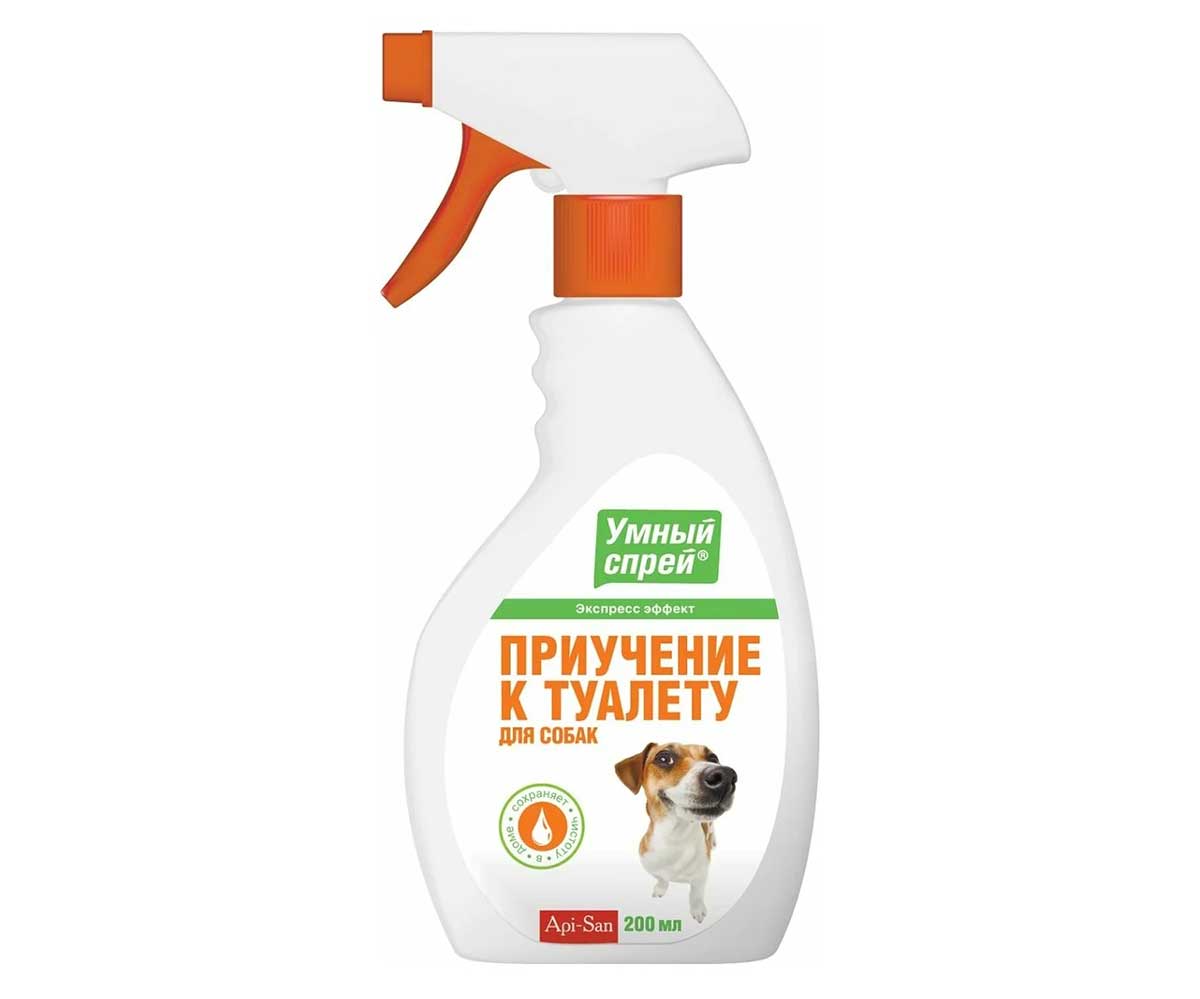 Умный Спрей Приучение к Туалету Для Собак 250мл Apicenna (Апиценна)