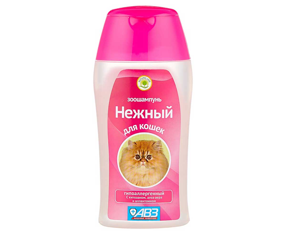 Нежный Шампунь Для Кошек 180мл АВЗ