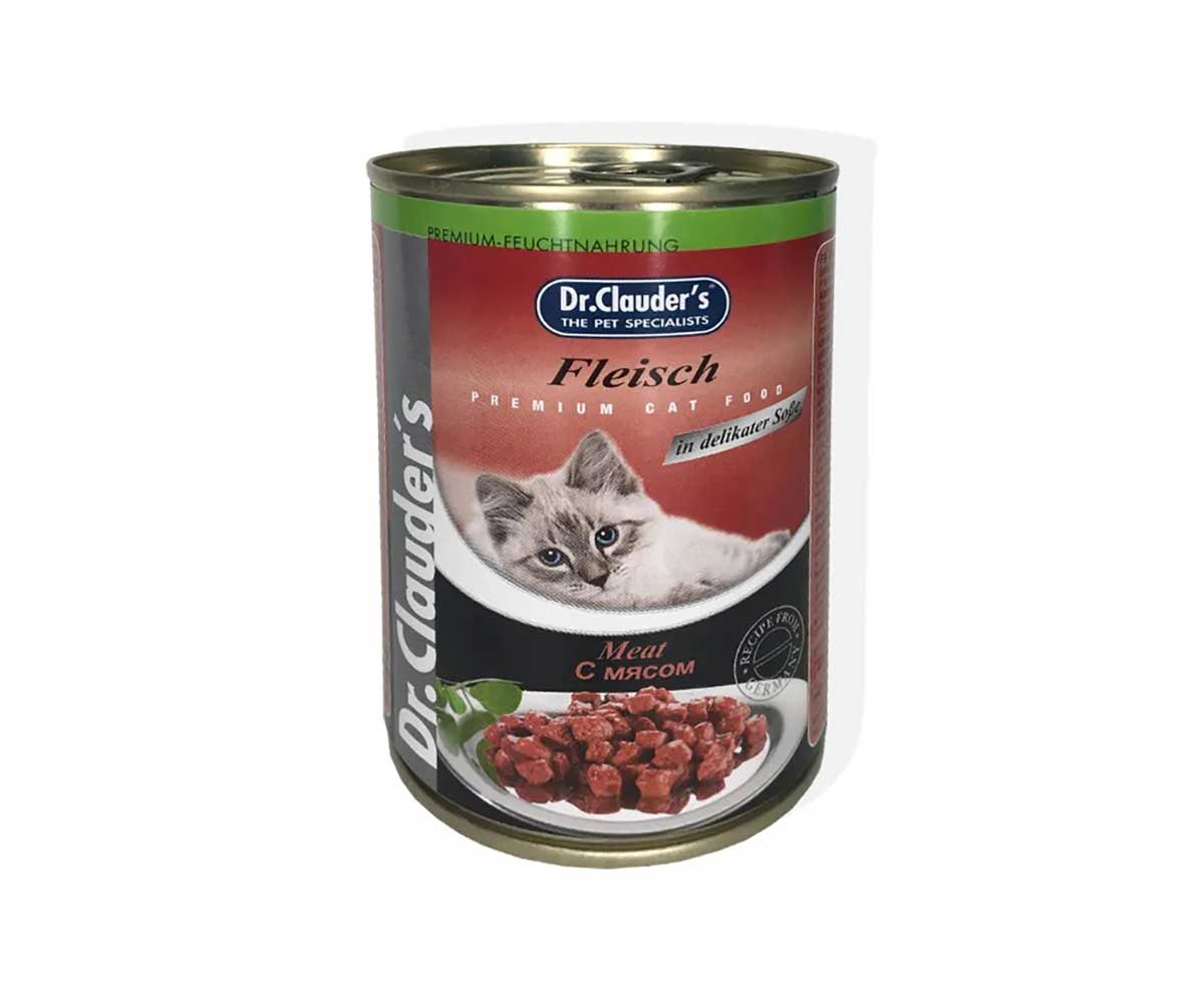 Консервы Dr.Clauder`s (Доктор Клаудер) Для Кошек Мясо Premium Cat Food Meat 415г