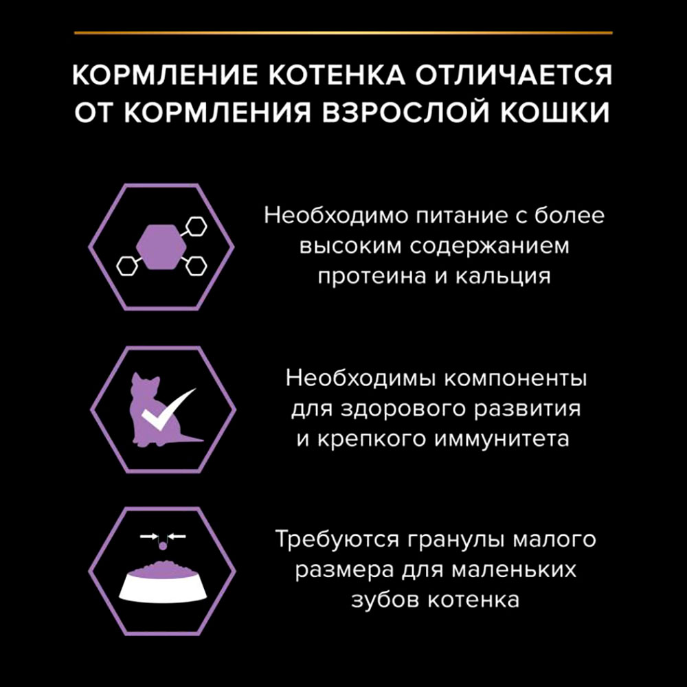 Сухой Корм Pro Plan (ПроПлан) Для Котят Курица Kitten Chicken Healthy Start 400г