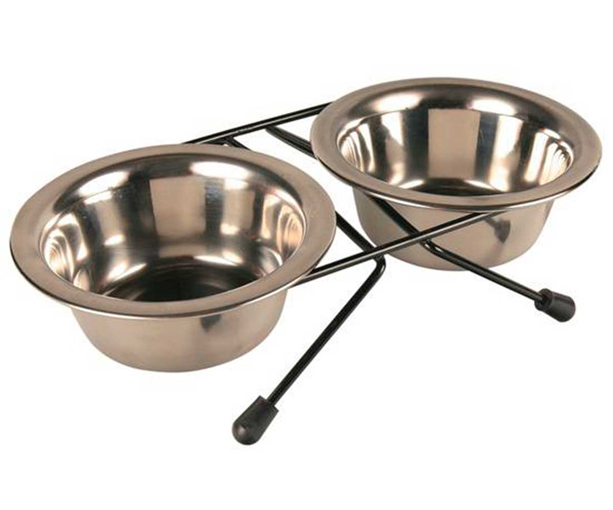 Подставка с Мисками Для Собак и Кошек Trixie (Трикси) 2*0,45л 24831к