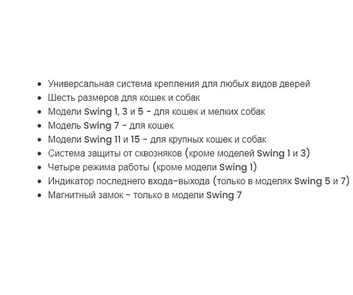 Дверь Для Кошек Ferplast (Ферпласт) Swing 3 22,5*5*25,2см Белая