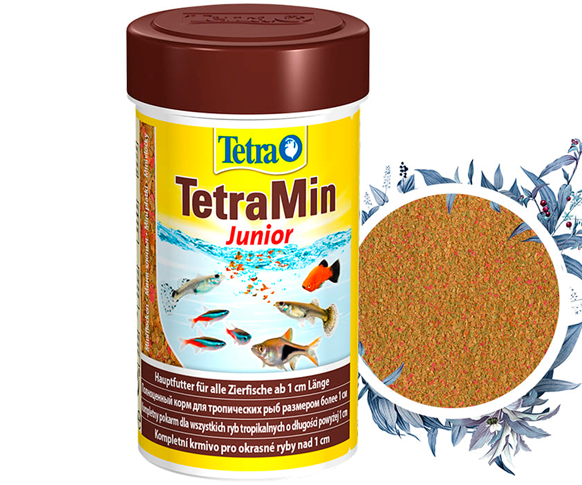 Корм Для Рыб Tetra (Тетра) Min Junior Хлопья Для Мальков 100мл 139770