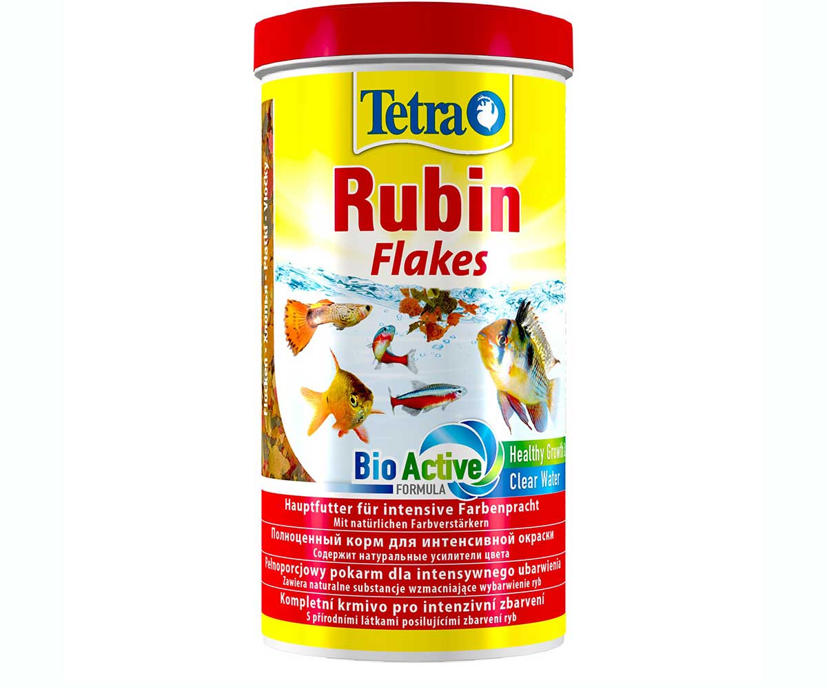 Корм Для Рыб Tetra (Тетра) Rubin Хлопья Для Окраски 1л 204416