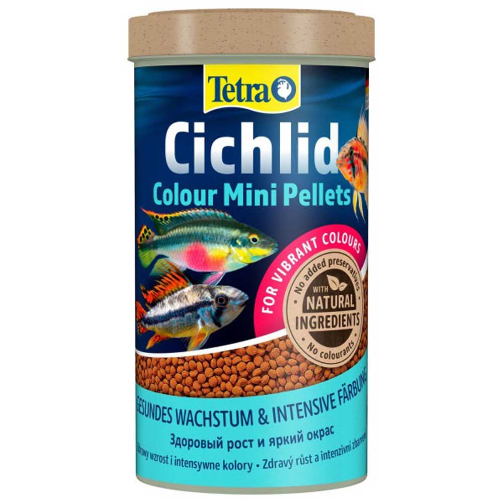 Корм Для Рыб Tetra (Тетра) Cichlid Colour Mini Гранулы Для Цихлид 500мл 197367