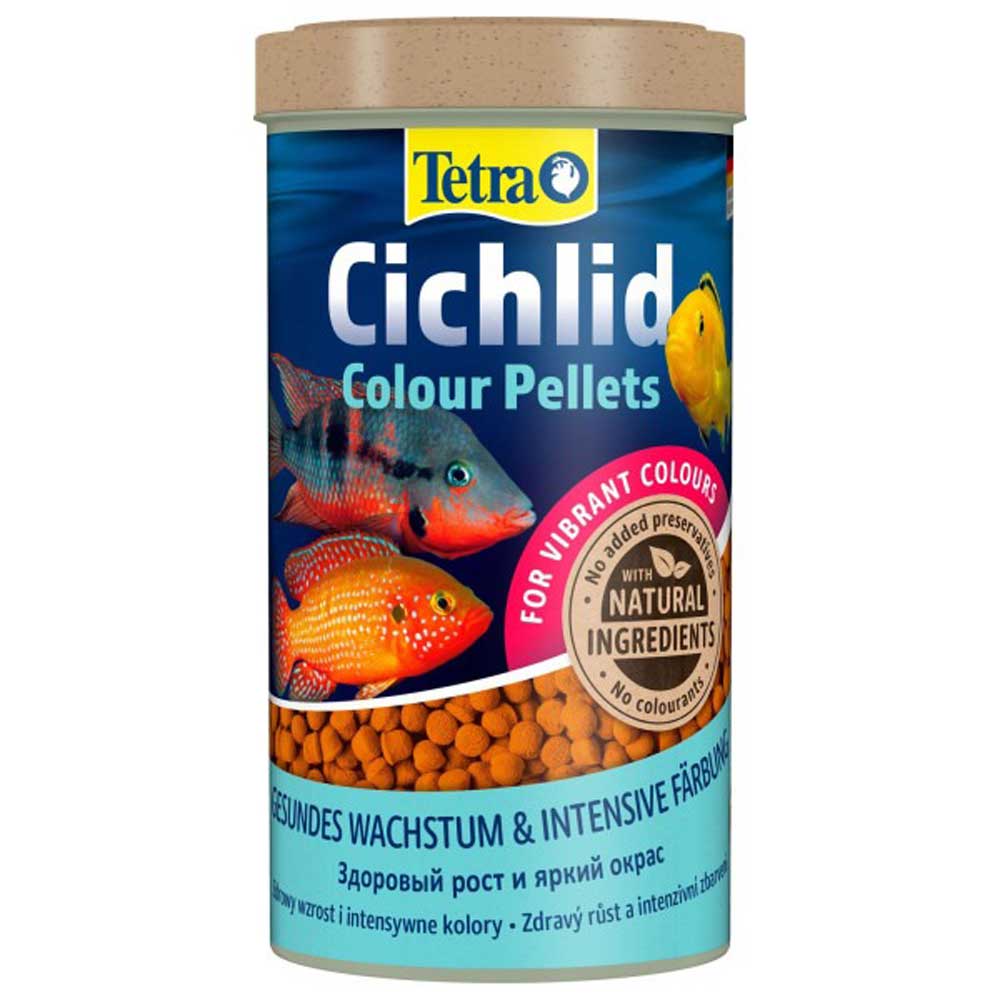 Корм Для Рыб Tetra (Тетра) Cichlid Colour Гранулы Для Цихлид 500мл 197343