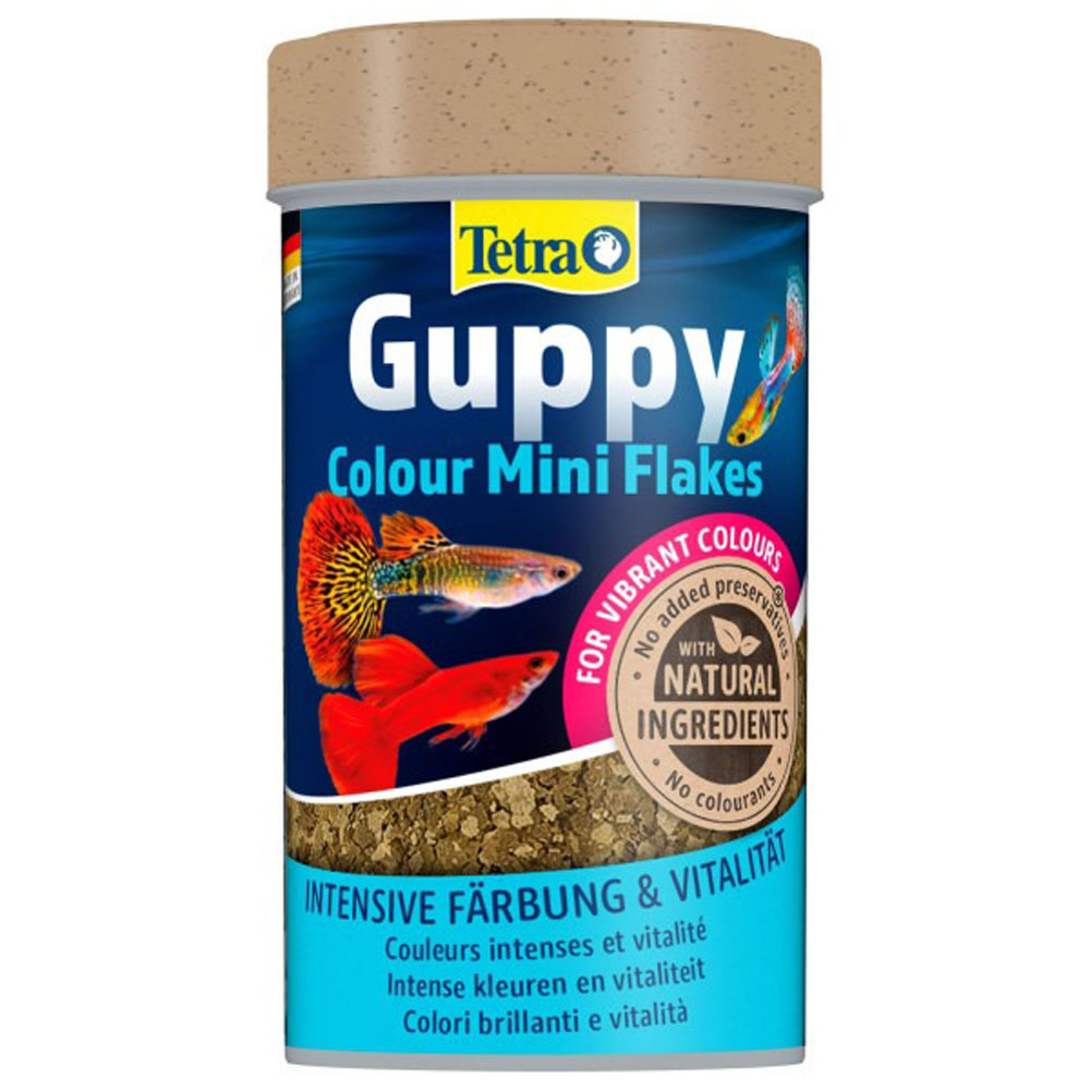 Корм Для Рыб Tetra (Тетра) Guppy Colour Хлопья Для Гуппи Для Окраса 100мл 197275