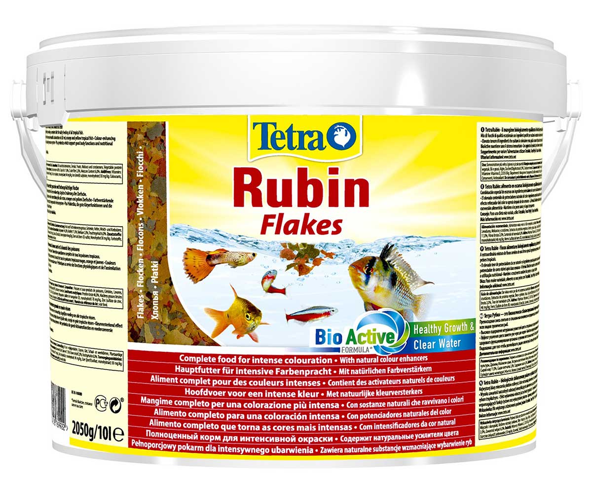 Корм Для Рыб Tetra (Тетра) Rubin Хлопья для Окраски 10л 769922