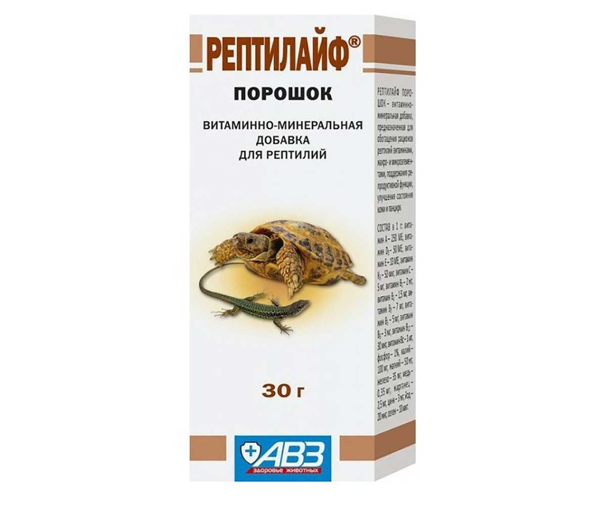 Рептилайф Витаминно-Минеральная Добавка Для Рептилий 30г Агроветзащита