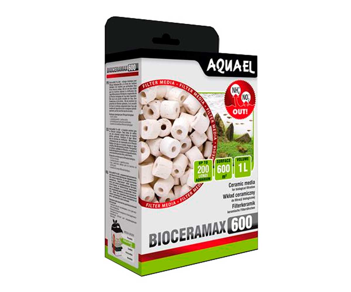 Наполнитель Для Фильтра Aquael (Акваэль) BioCeraMax Pro 600 Керамический 1000мл
