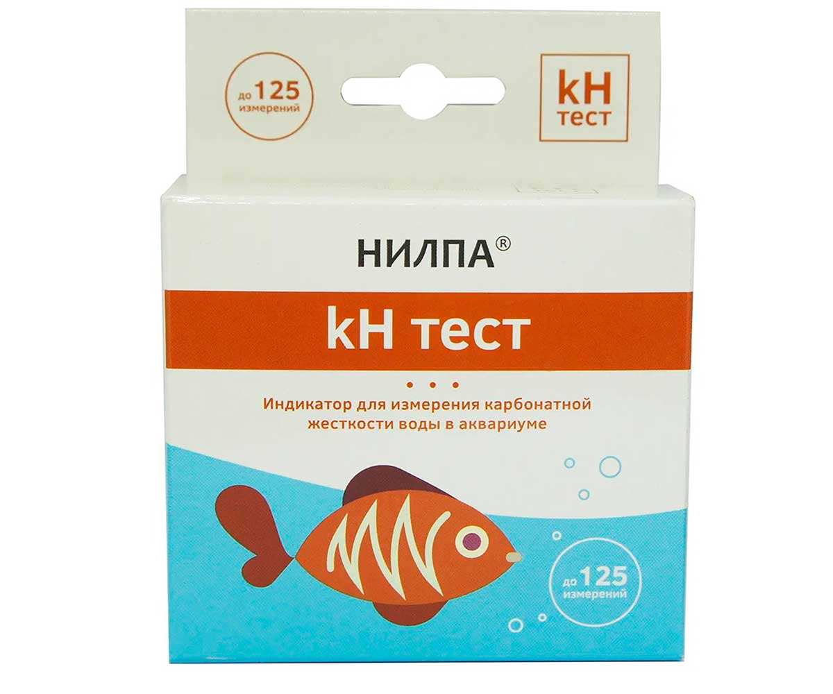 Тест Для Измерения Карбонатной Жесткости Воды Нилпа kH Тест Для Аквариума НеваТропик 125шт