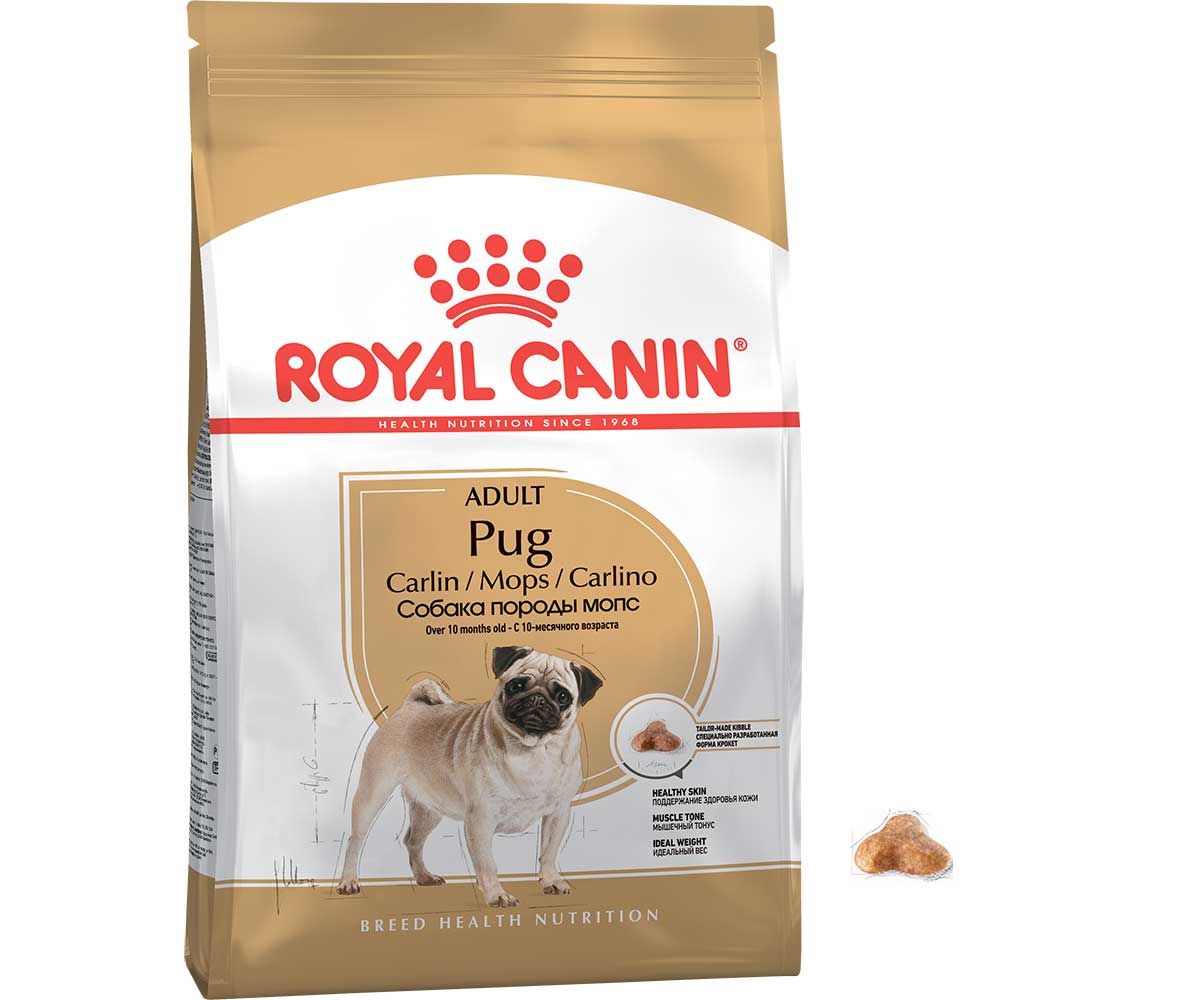 Сухой Корм Royal Canin (Роял Канин) Для Собак Породы Мопс Breed Health Nutrition Pug Adult 500г