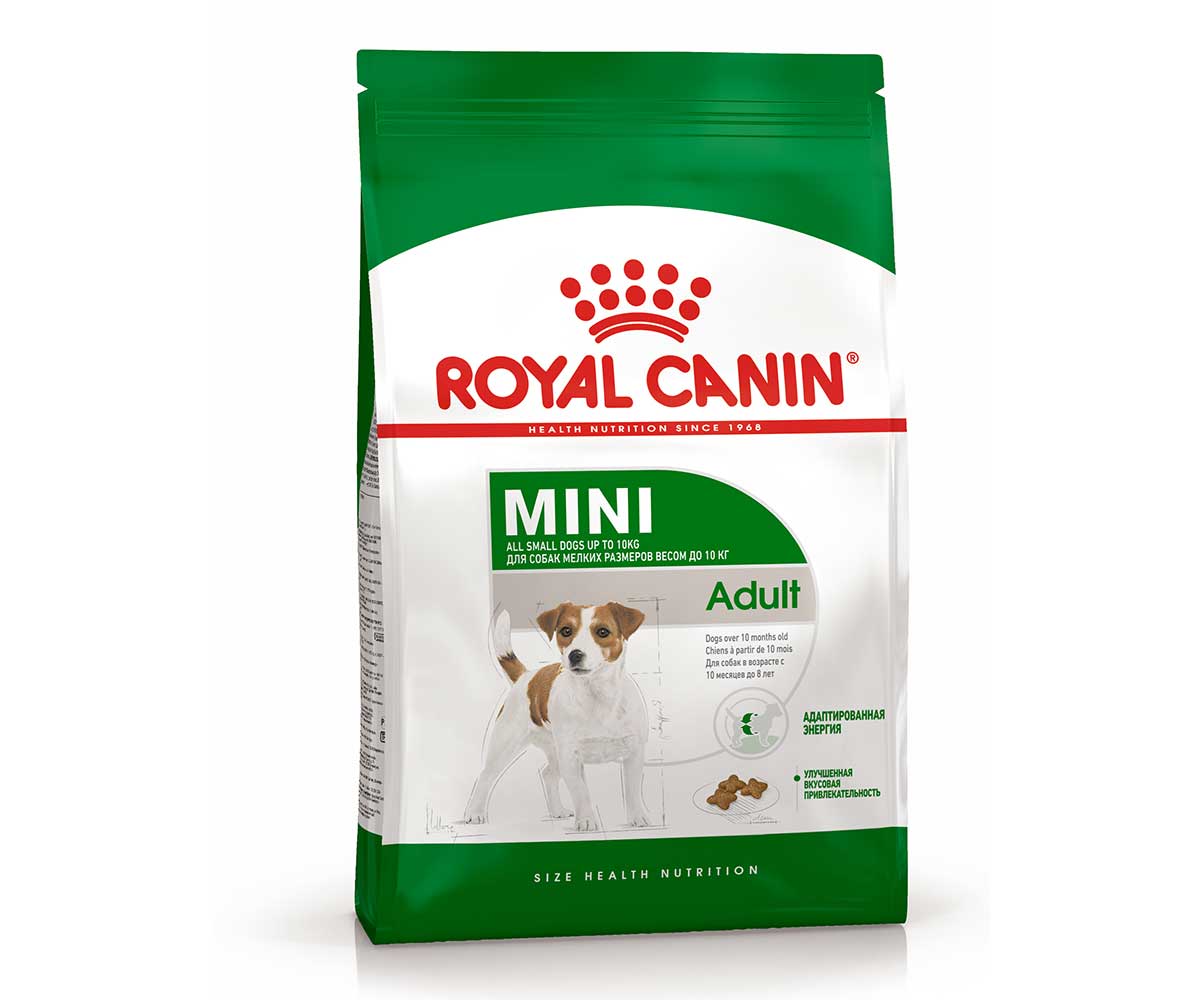 Сухой Корм Royal Canin (Роял Канин) Для Собак Мелких Пород Size Health Nutrition MINI Adult 4кг