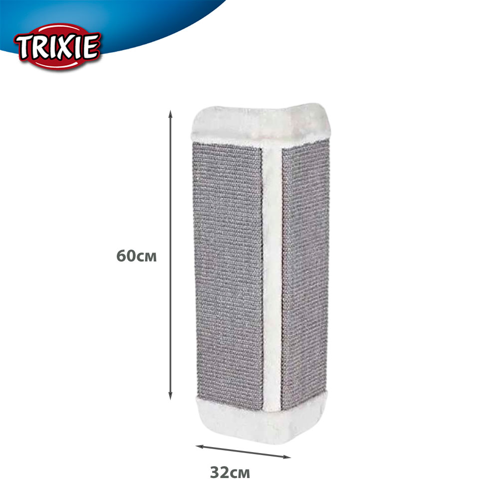 Когтеточка Trixie (Трикси) Угловая 32*60см 43435 Светло-Серый