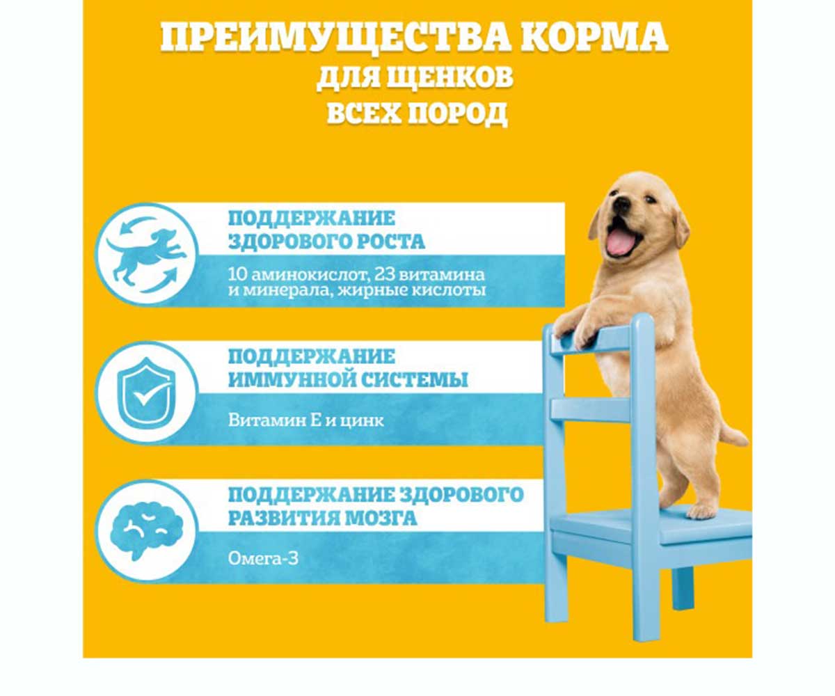 Сухой Корм Pedigree (Педигри) Для Щенков Всех Пород Курица Vital Protection 13кг (1*1)