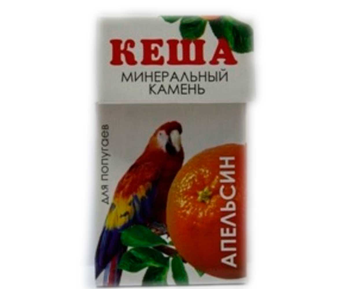 Минеральный Камень Для Птиц Кеша Апельсин