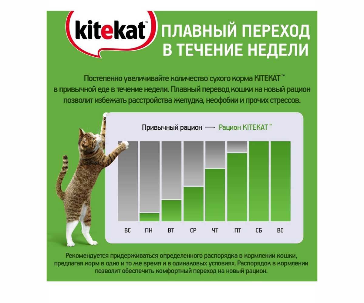 Сухой Корм Kitekat (Китекат) Для Кошек Улов Рыбака 15кг (1*1)