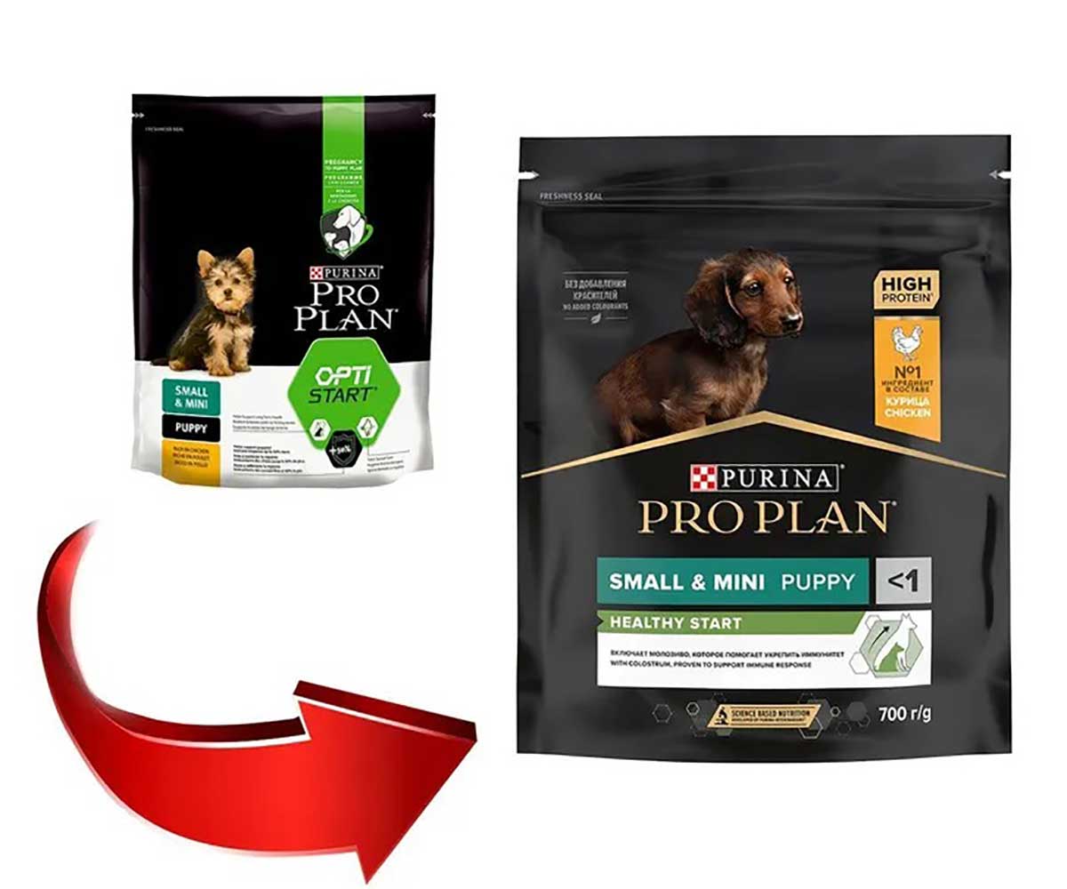 Сухой Корм Pro Plan (Проплан) Для Щенков Карликовых и Мелких Пород Курица и Рис OPTI Start Small & Mini Puppy 700г (1*8)