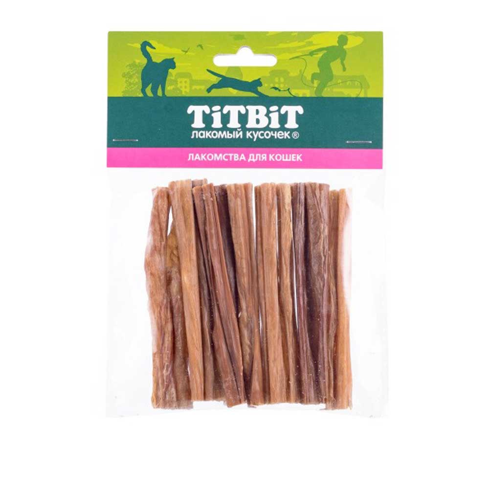 Лакомство Для Кошек TiTBiT (Титбит) Кишки Говяжьи Для Чистки Зубов 32г