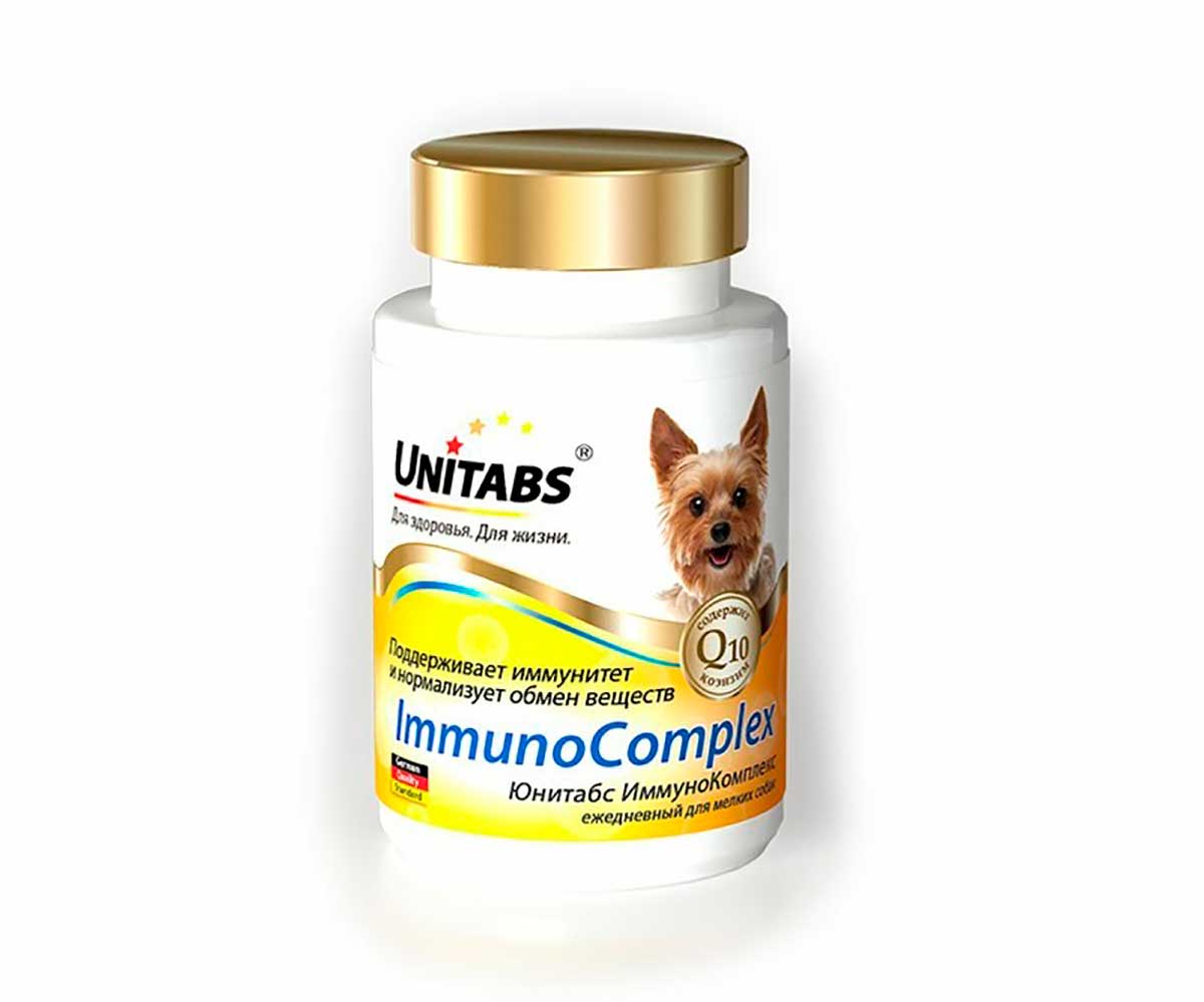 Витамины Для Собак Мелких Пород Юнитабс Unitabs ImmunoComplex Q10 100таб U206