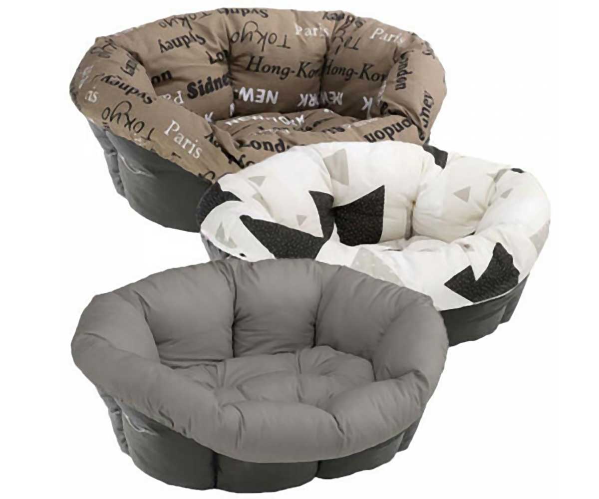 Подушка Для Лежака Ferplast (Ферпласт) к Sofa 10 Серая, Зебра, Бежевая 96*71*32см