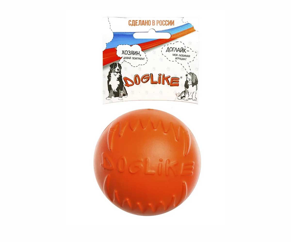 Игрушка Для Собак Doglike (Доглайк) Мяч Малый Оранжевый 6,5см