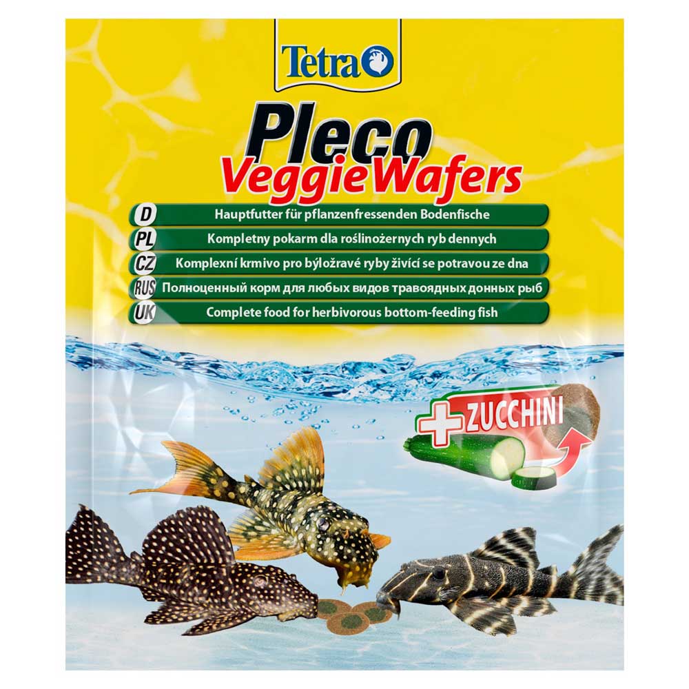 Корм Для Рыб Tetra (Тетра) Pleco Veggie Waffers Пластинки Для Донных Рыб 15г 257313