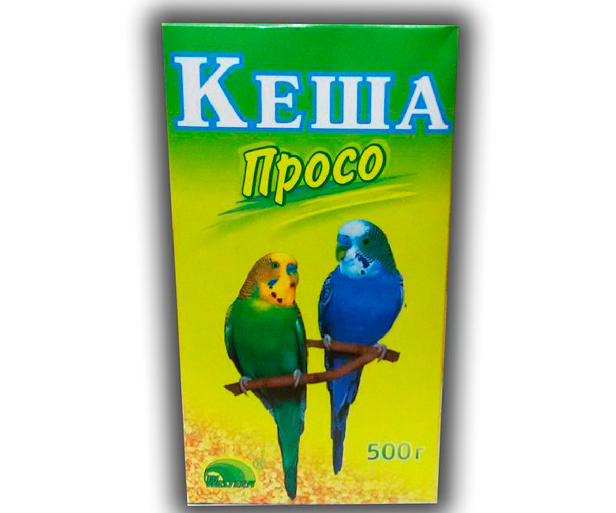 Корм Для Волнистых Попугаев Кеша Овес Зерновая Смесь 500г (1*28)