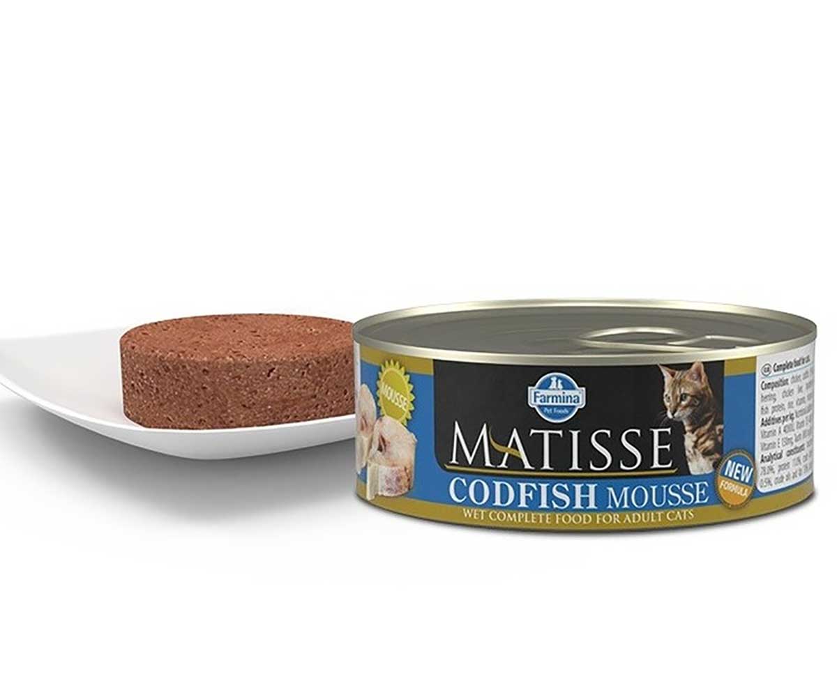 Консервы Farmina (Фармина) Для Кошек Треска Мусс Matisse Mousse 85г