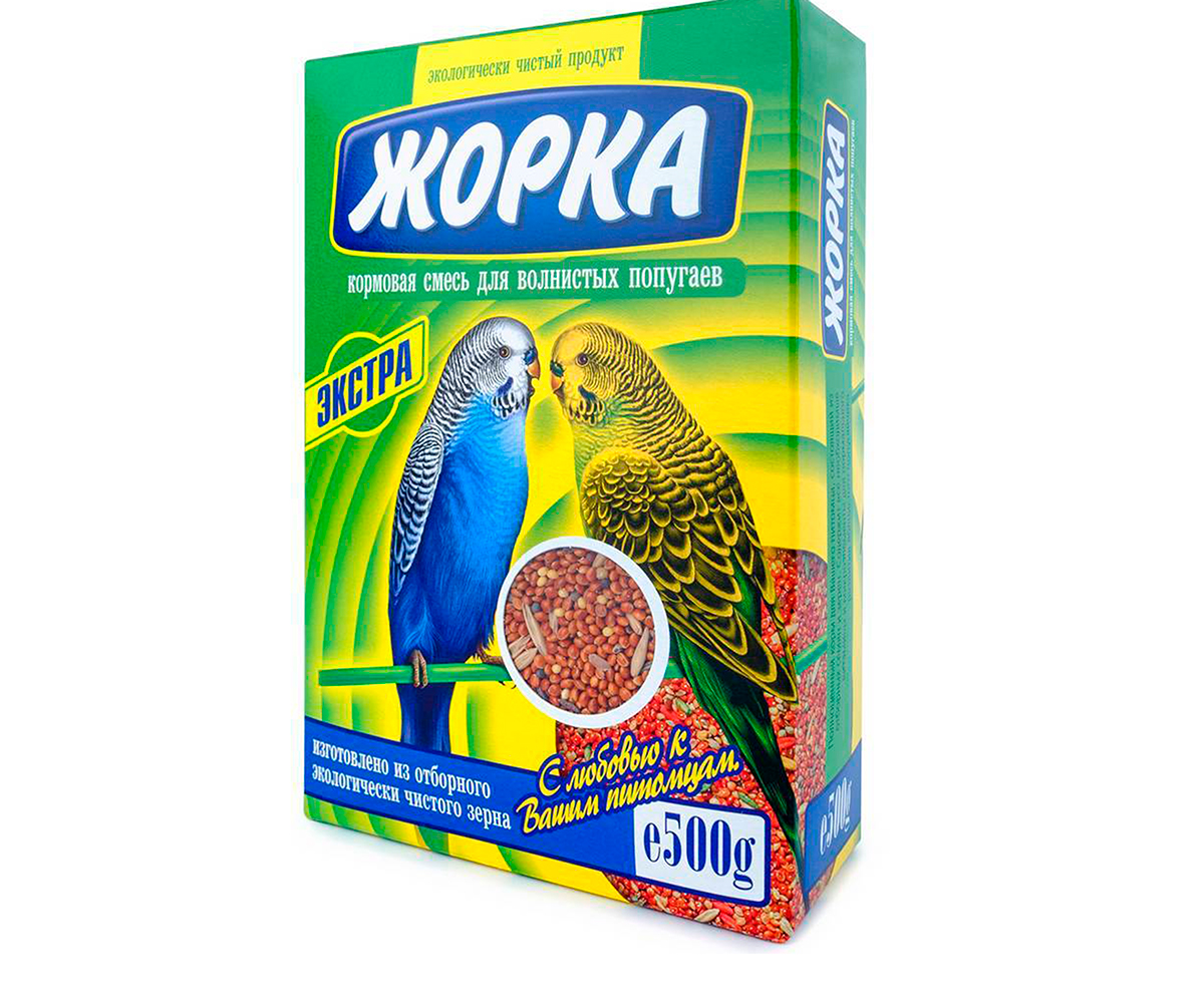 Корм Для Волнистых Попугаев Жорка Экстра 500г (1*18)