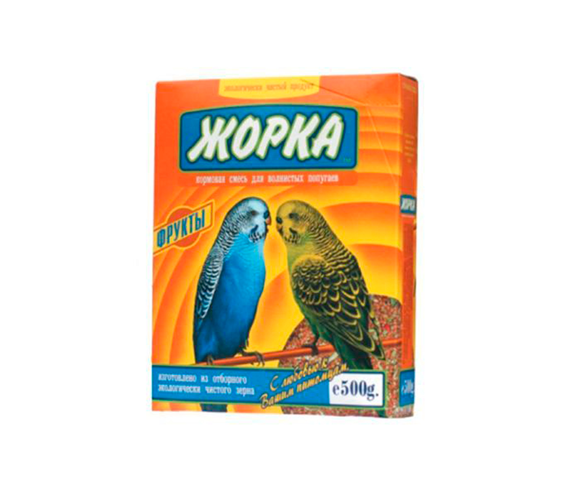 Корм Жорка Для Волнистых Попугаев Фрукты 500г (1*18)