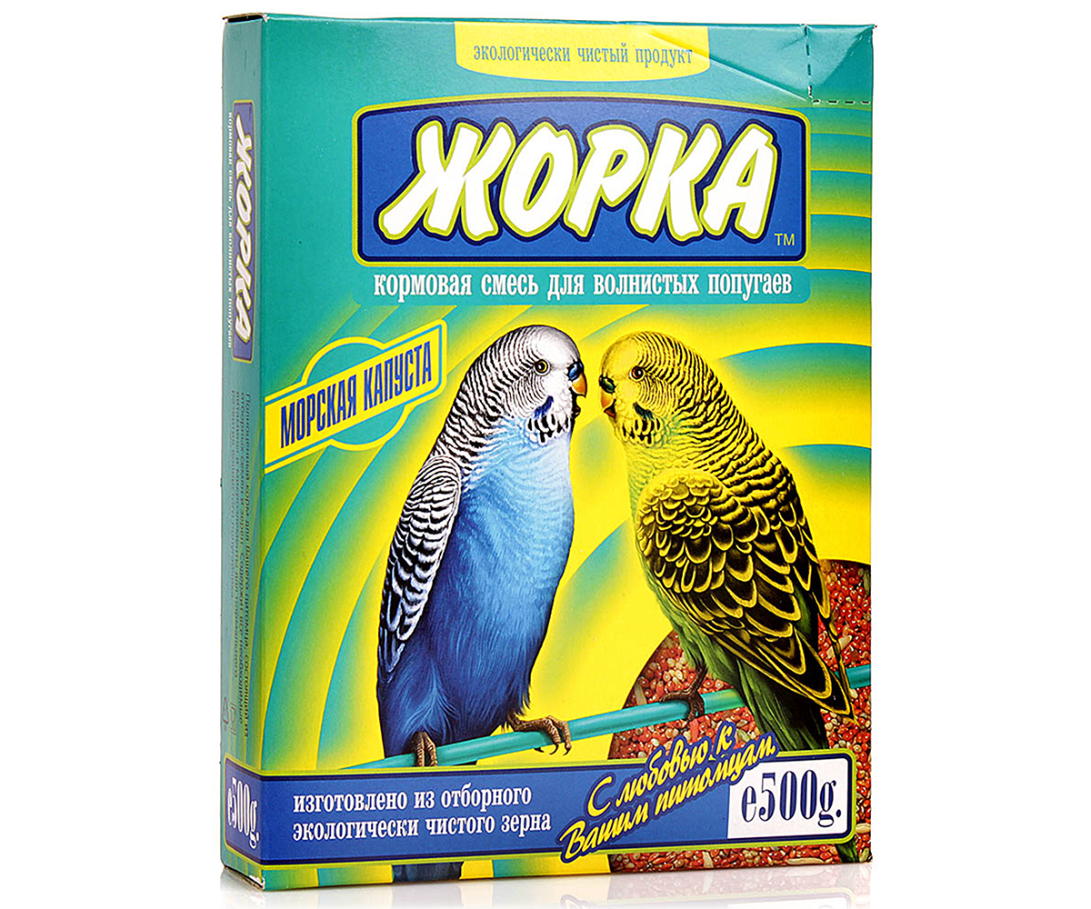 Корм Жорка Для Волнистых Попугаев Морская Капуста 500г (1*18)