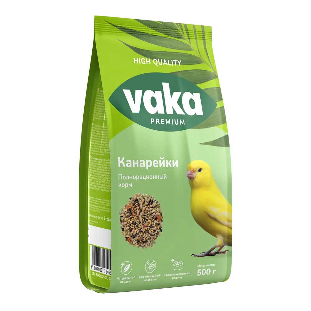 Корм Вака High Quality Для Канареек 500г (1*10)