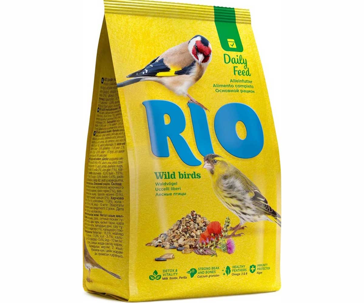 Корм Для Лесных Певчих Птиц RIO (Рио) Wild Birds 500г (1*10)