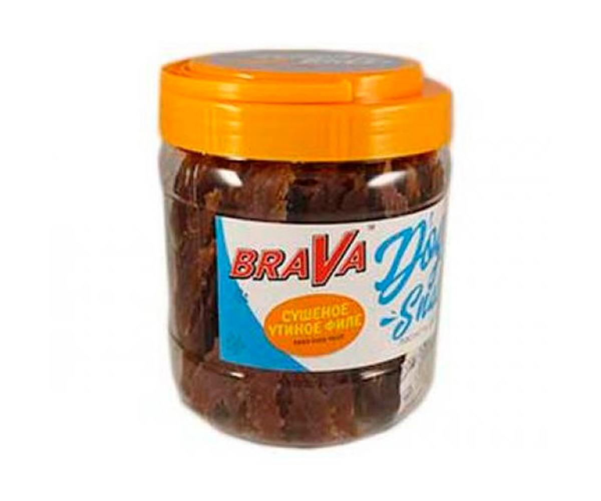 Лакомство Для Собак Brava (Брава) Сушеное Утиное Филе 400г /12/