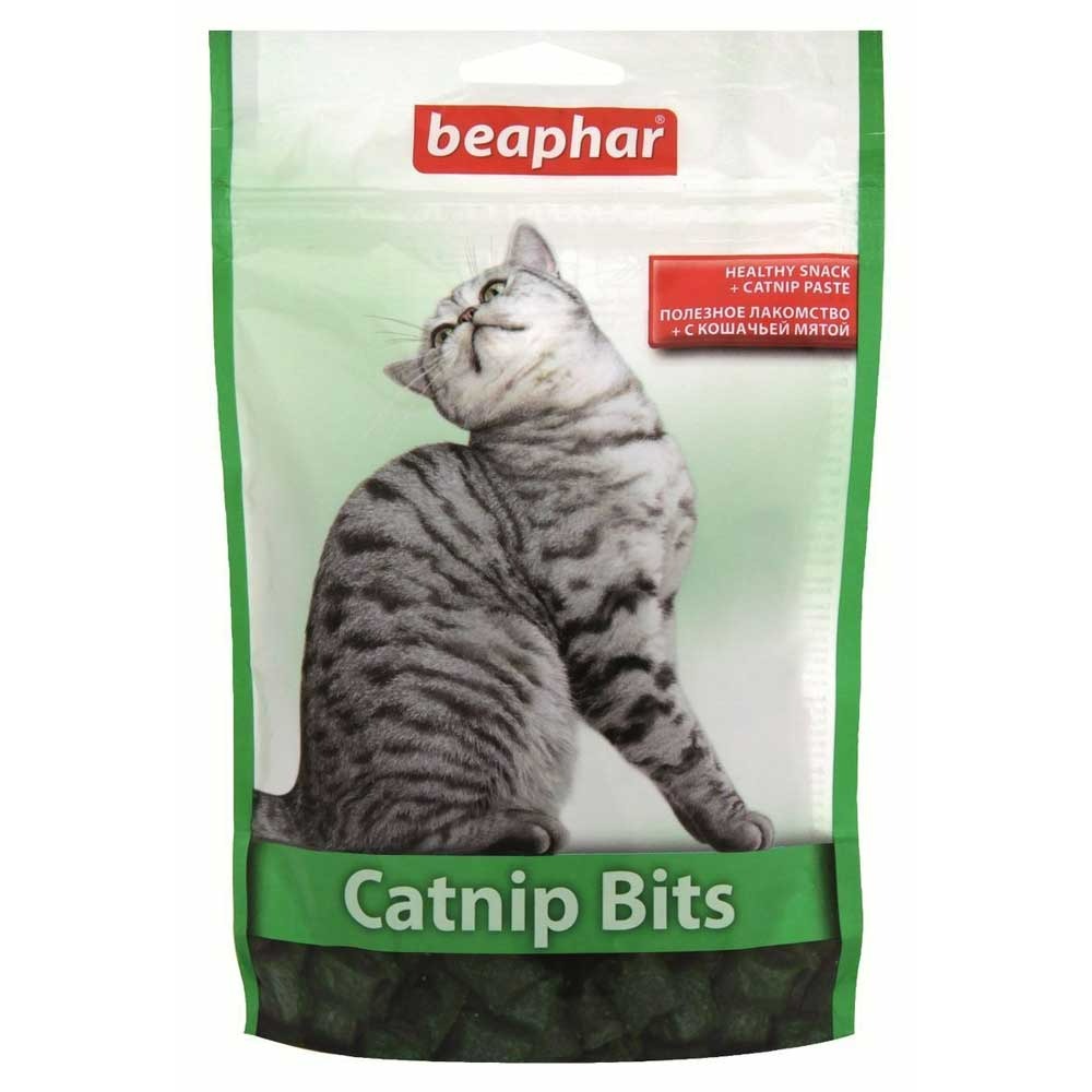 Beaphar (Беафар) Catnip Bits Подушечки Для Кошек Катнип Битс с Кошачьей Мятой 150г 11612/13249