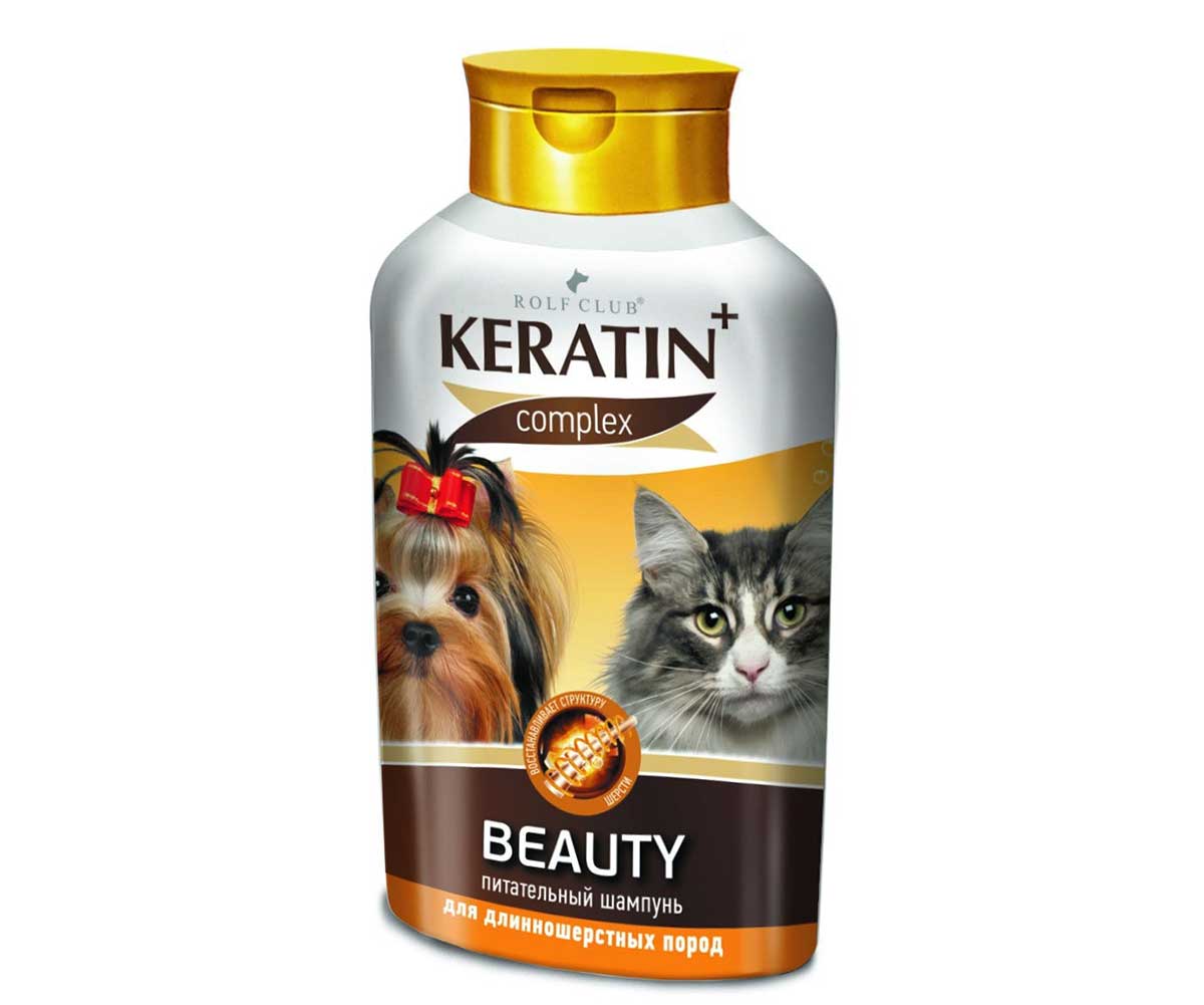 Keratin+ Complex Beauty Шампунь Для Кошек и Собак Для Длинношерстных 400мл R501