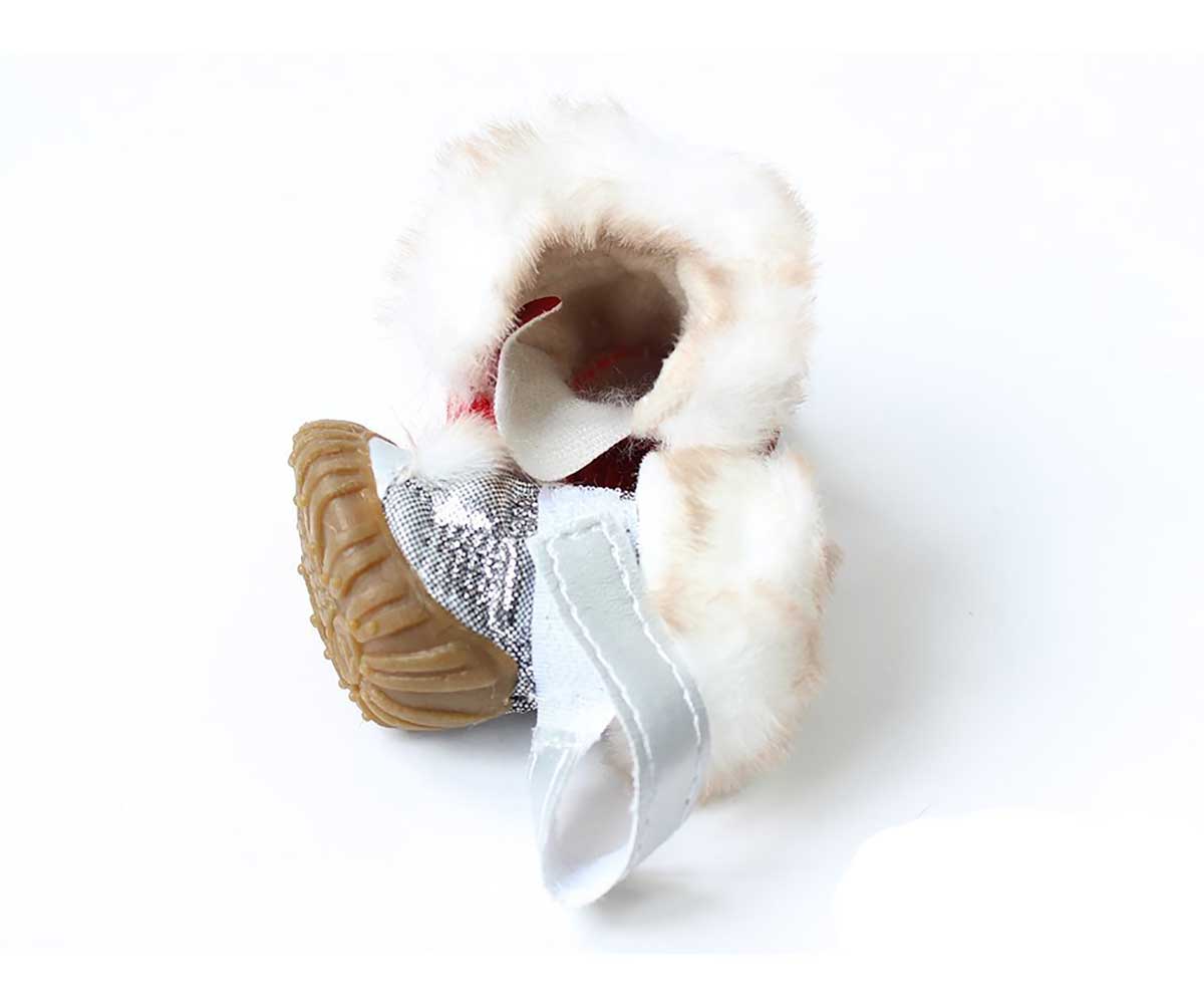 Унтики Для Собак Мелких Пород Зимушка 5 Мех Красный Pet Fashion (Пет Фешн)