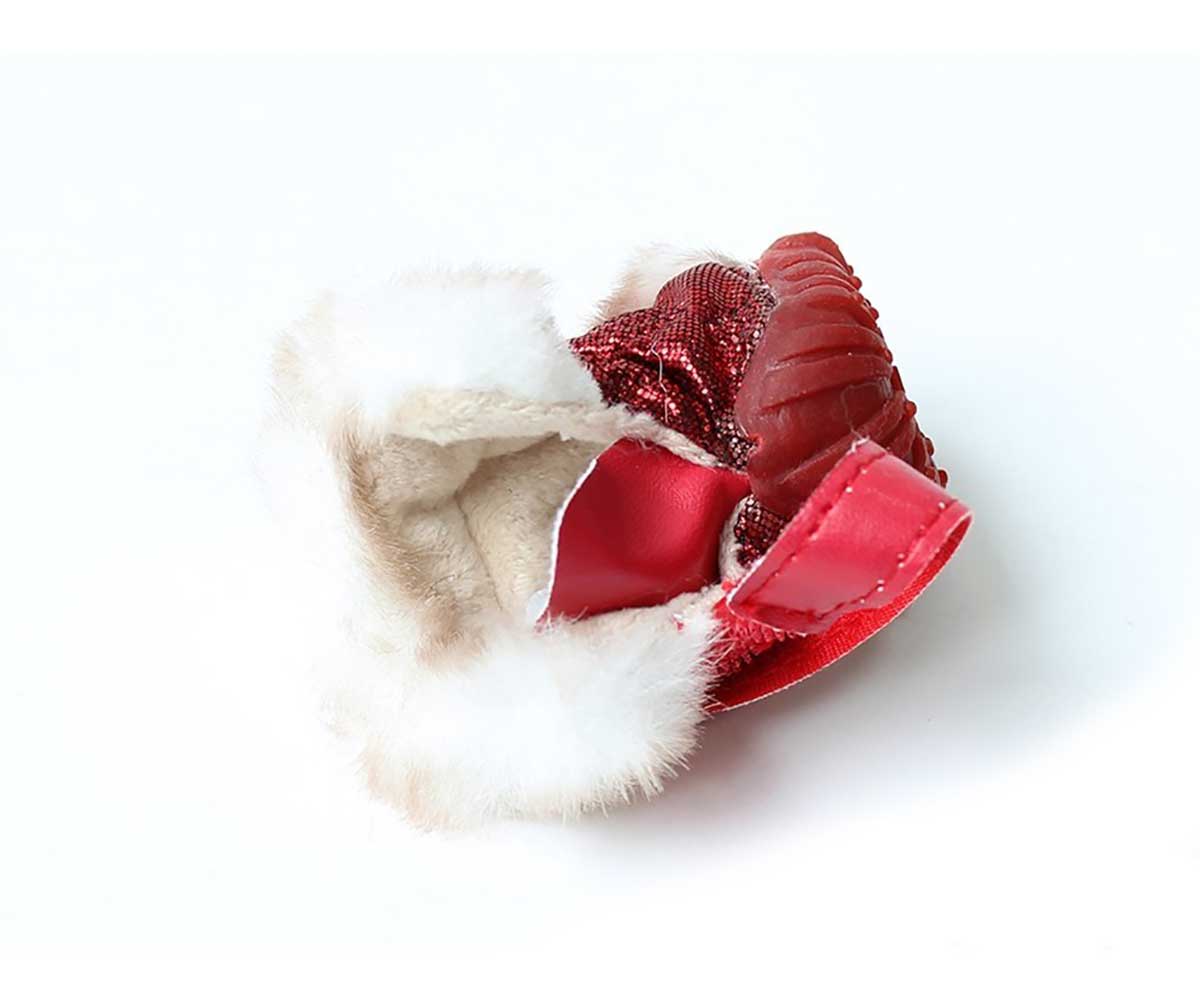 Унтики Для Собак Мелких Пород Зимушка 5 Мех Красный Pet Fashion (Пет Фешн)
