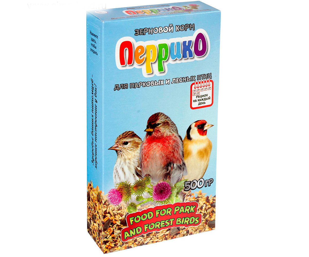 Корм Для Парковых Лесных Птиц Перрико 500г