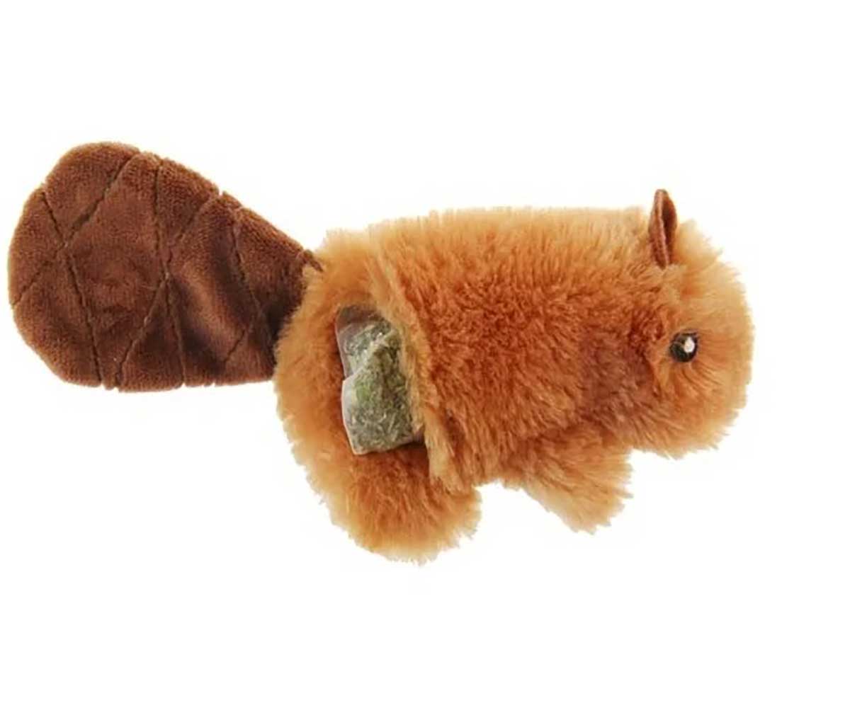 Игрушка Для Кошек Gigwi (Гигви) Бобренок с Кошачьей Мятой 16см 75301