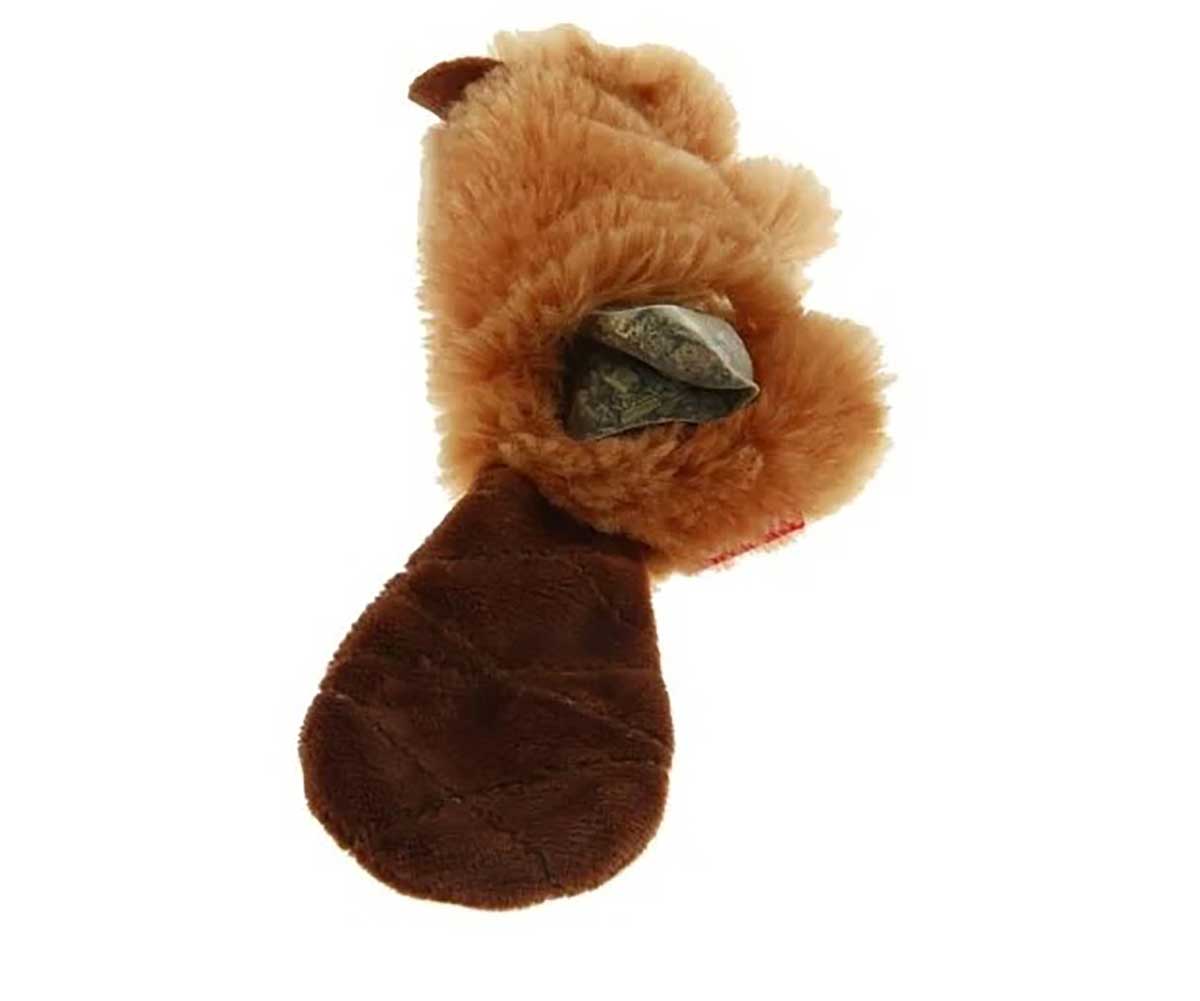Игрушка Для Кошек Gigwi (Гигви) Бобренок с Кошачьей Мятой 16см 75301