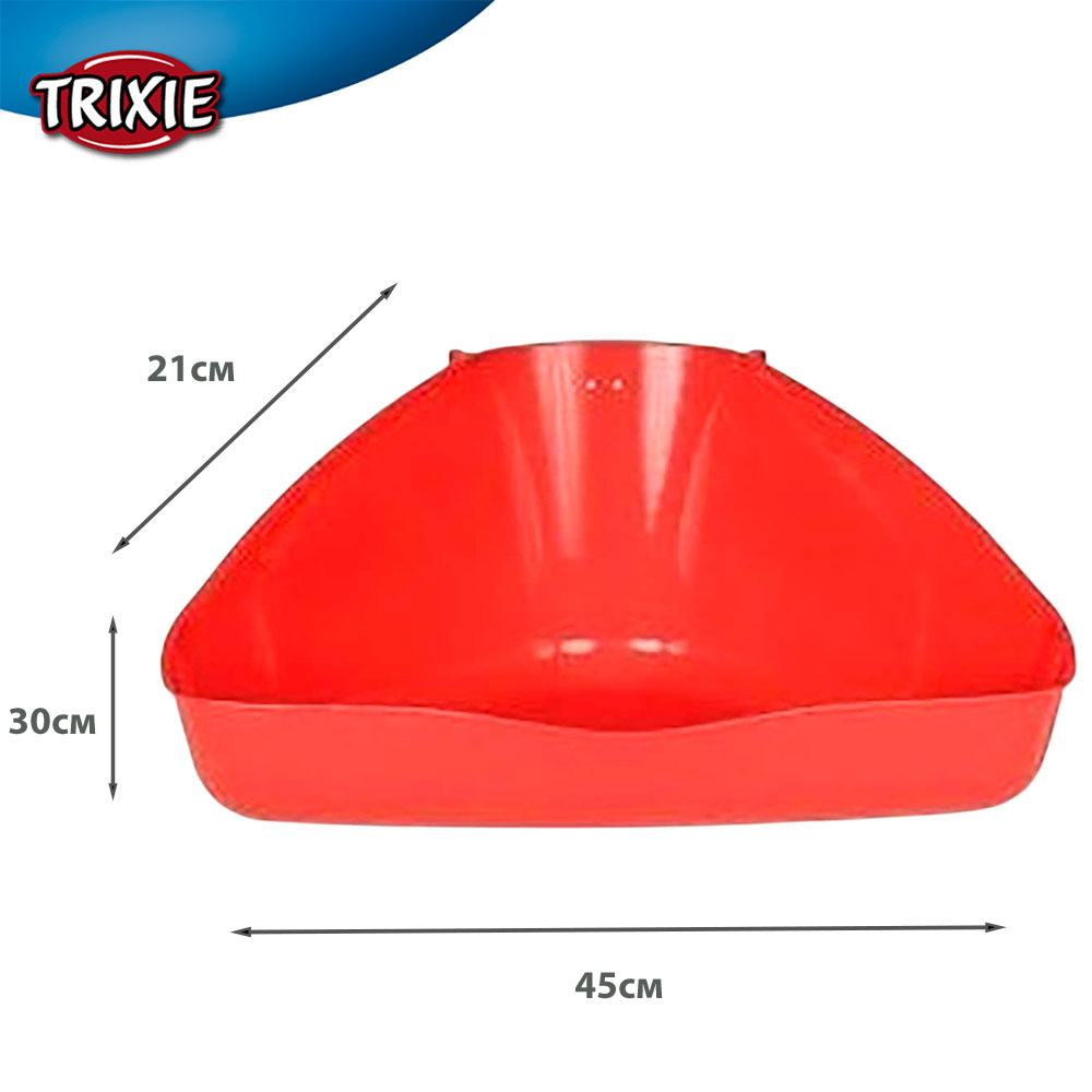 Туалет Для Грызунов Trixie (Трикси) Угловой Большой 45*21*30см 62552