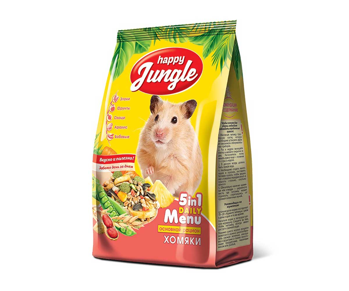 Корм Для Хомяков Happy Jungle 400г J117
