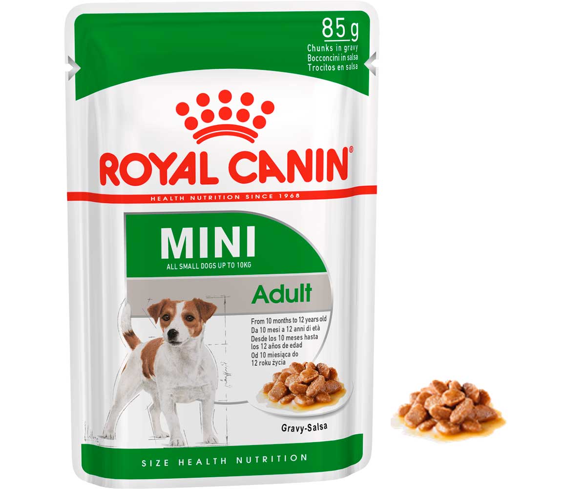 Влажный Корм Royal Canin (Роял Канин) Для Собак Мелких Пород в Соусе Mini Adult 85г