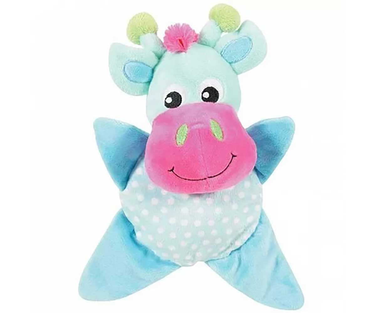 Игрушка Для Собак Zolux (Золюкс) Корова-Звездочка 31см Бирюза 480072