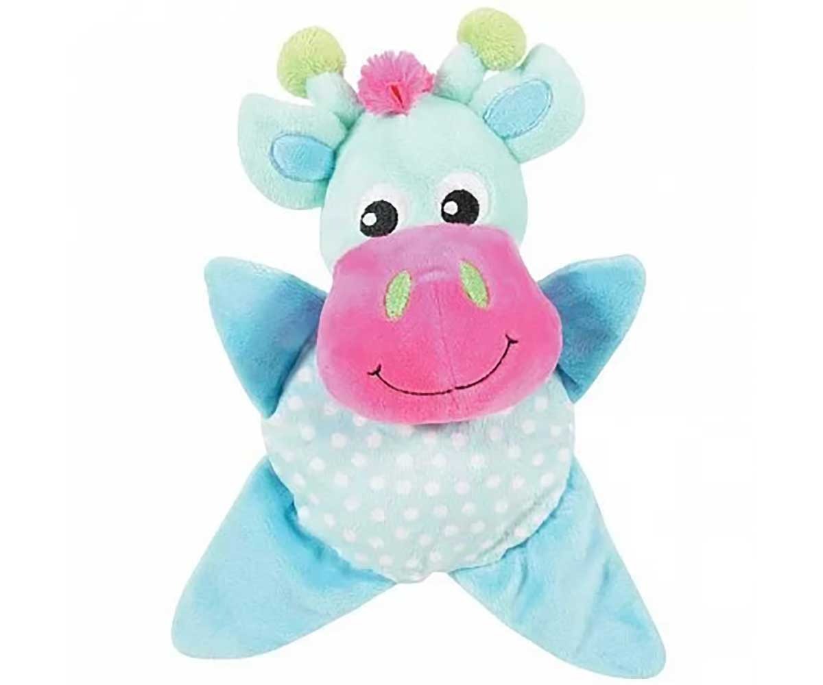 Игрушка Для Собак Zolux (Золюкс) Корова-Звездочка 31см Бирюза 480072